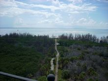 Looking south from the top of the light - Sept 15, 2007.